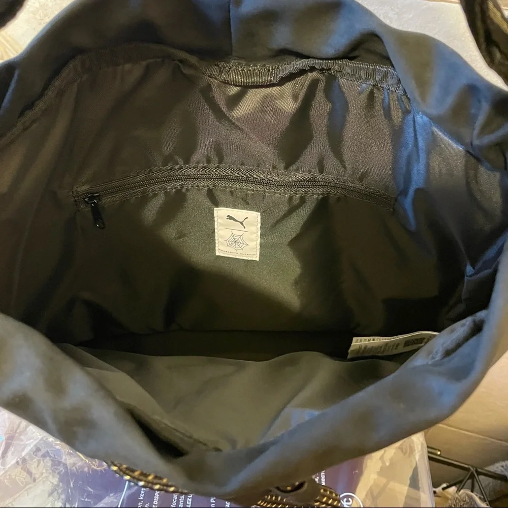 NWT PUMA x CHARLOTTE OLYMPIA BLACK CAT BUCKET BAG Case Purse Tote Strap NEW - Picture 8 of 12